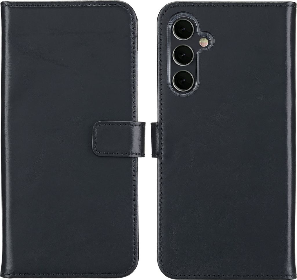 Custodia a libro in vera pelle Selencia per Samsung Galaxy Immagine del prodotto 