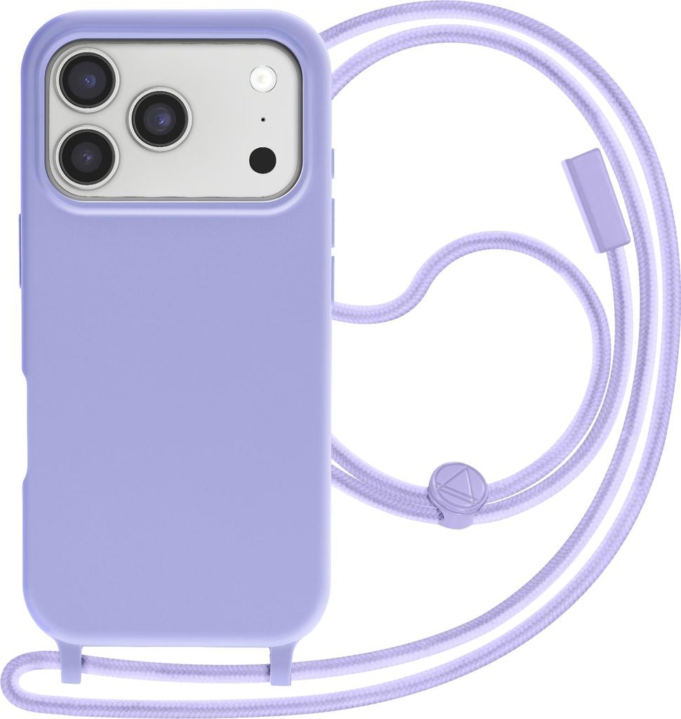 Avizar, Hülle für iPhone 17 Pro Soft-Touch Serie mit Trageschlaufe, Lavendel