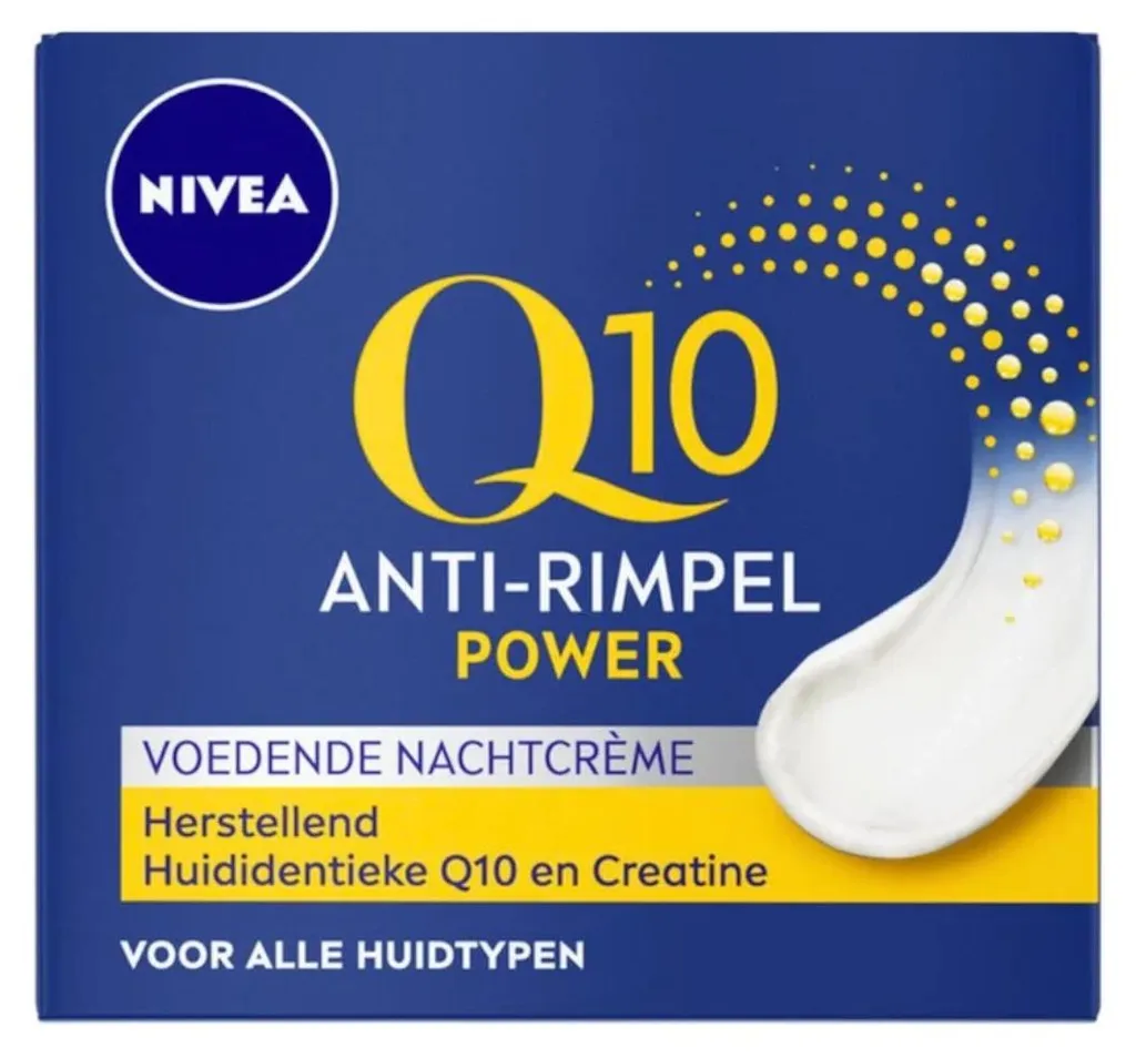 Crème de Nuit Nivea Q10 Power Anti-Rides 50 ml : Lot de 3 Haute Fermeté