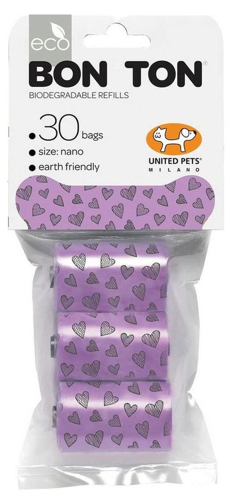 Sacchetto sanitario United Pets Bon Ton Nano Dog Purple (3 Immagine del prodotto 
