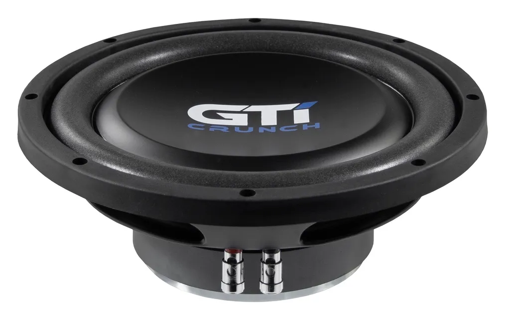 Subwoofer auto plat 25 cm Crunch GTI104 : Améliorez vos basses en voiture