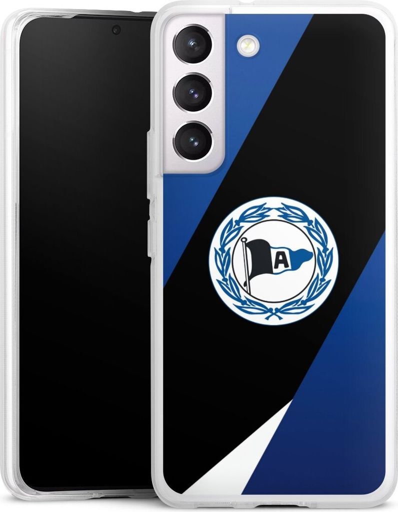 DeinDesign Handyhülle für Samsung Galaxy S22 Silikon Hülle Case Smartphone Schutzhülle Arminia Bielefeld DSC Offizielles Lizenzprodukt
