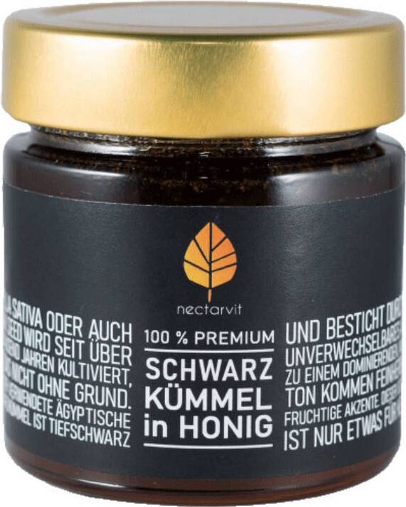Schwarzkümmel in Honig von nectarvit, 270 g Produktbild 