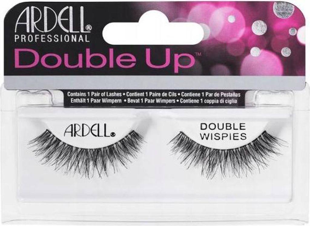 Ardell Double Up Wispies Schwarze falsche Wimpern