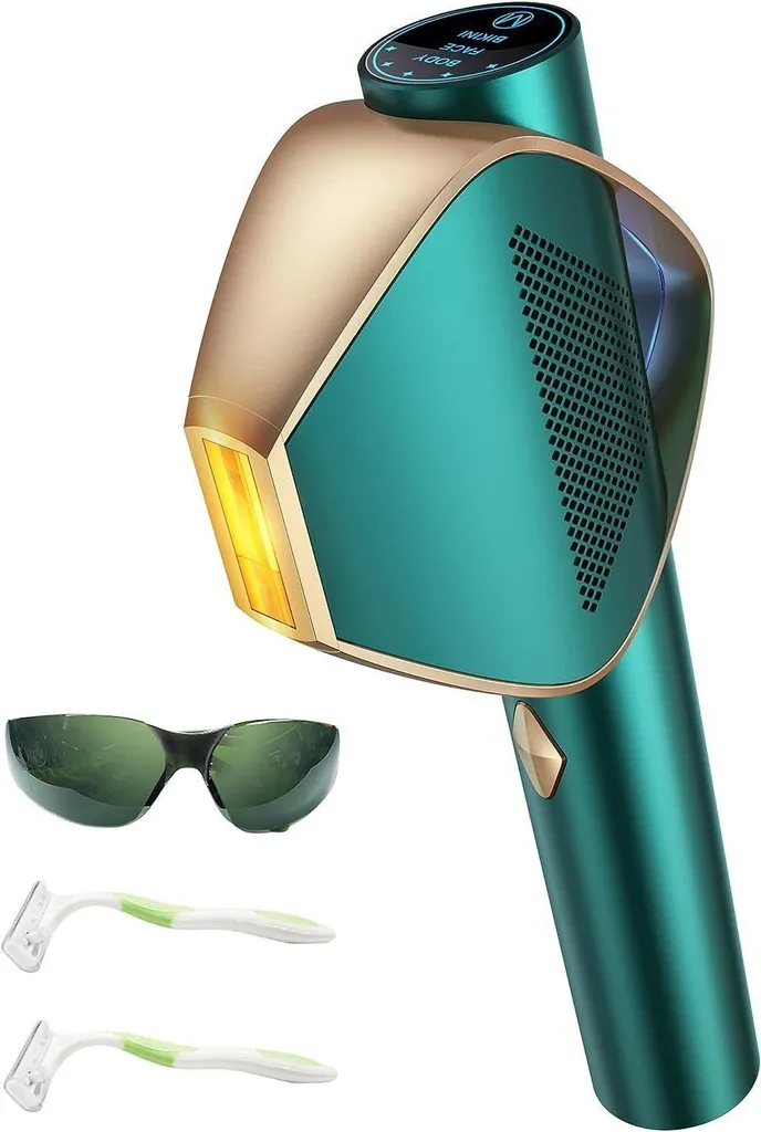 Épilateur Laser IPL JUNG pour Femme et Homme à Haute Intensité Lumineuse