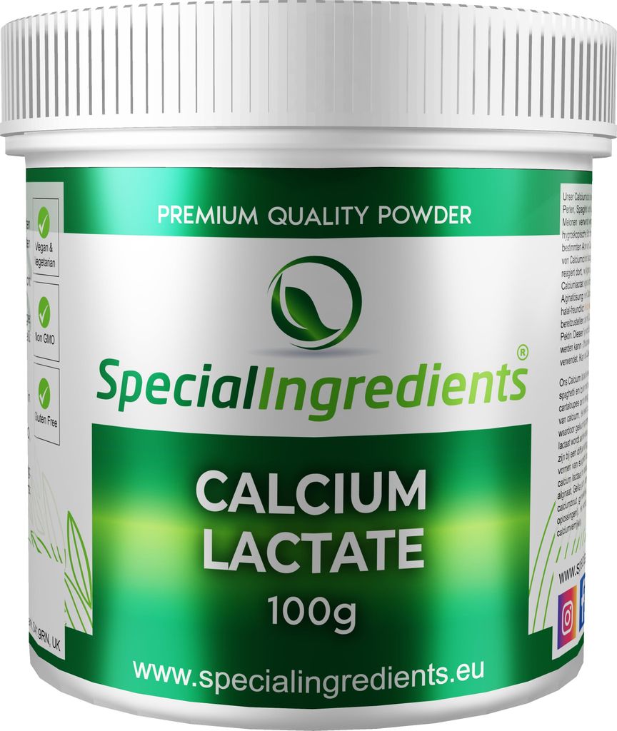 Special Ingredients Calciumlactat-Pulver 100 g - Für Produktbild 