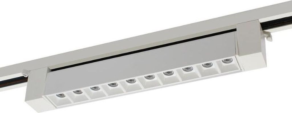 33cm 1-Phasen 20W Linear-Schienenprojektor Weiß - Warmweiß 2300K - 3500K