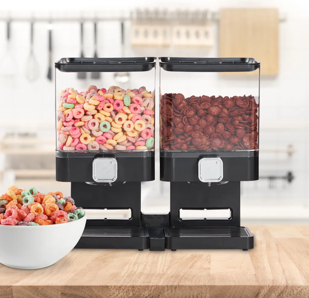 Distributore di cereali doppio RD4265 nero - 2