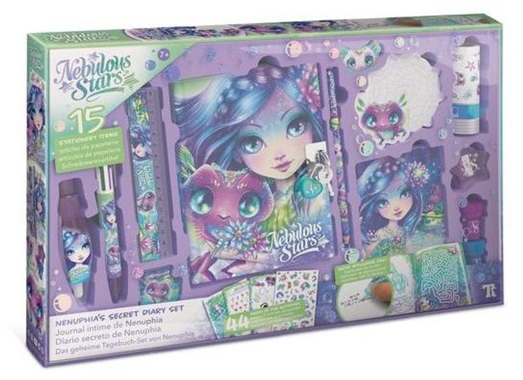 Nebulous Stars Tagebuch Deluxe Set kreativ Zeichnen Basteln Geheimnisse