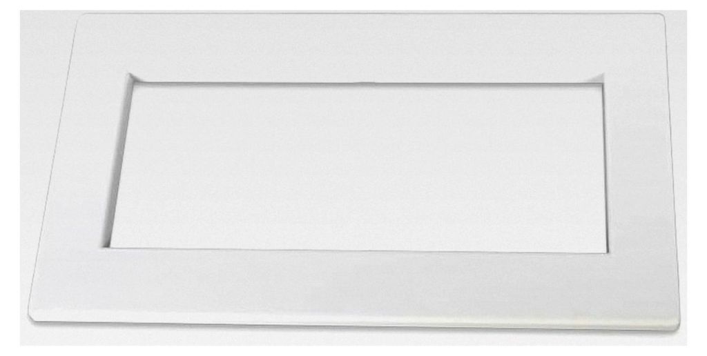 Blendrahmen für Breitmaulskimmer - Abdeckung für Schrauben - Passend für Standard Breitmaul-Skimmer mit ca. 30,5 cm Saugbreite - Außenmaß 36,3...
