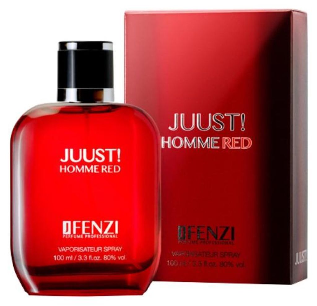 J' Fenzi JUUST! Homme red 100ml eau de parfum - Eau de Immagine del prodotto 