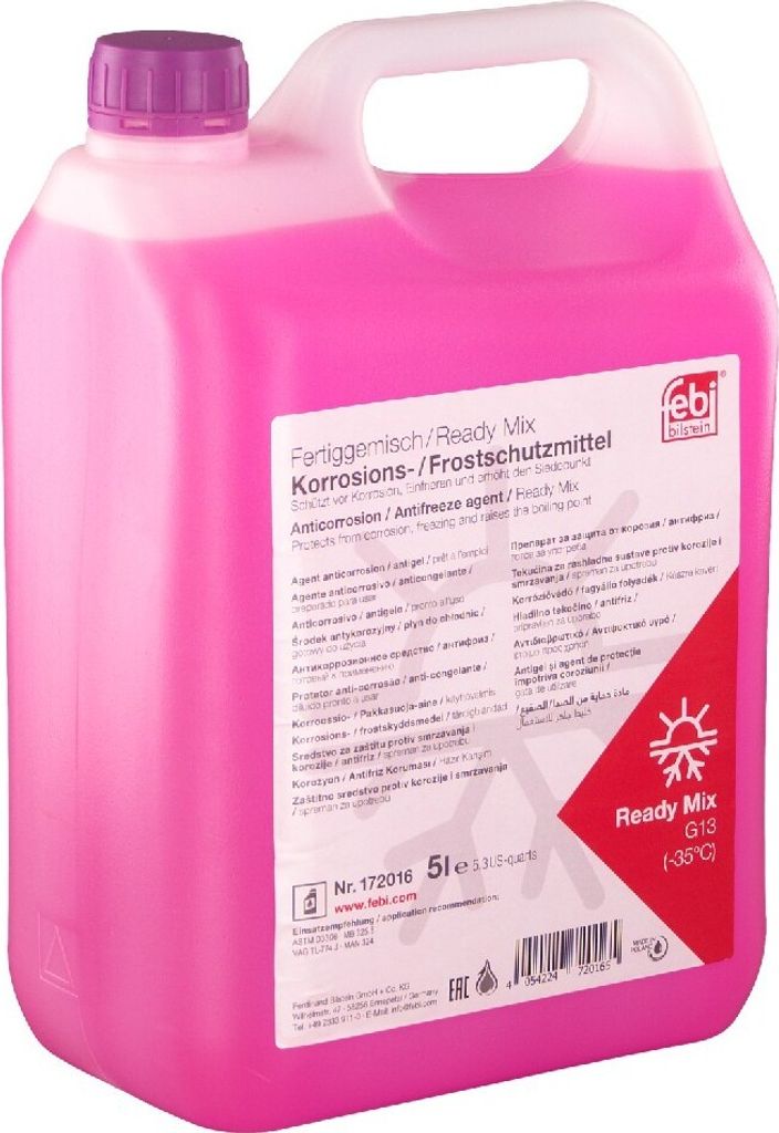 FEBI BILSTEIN 172016 Coolant Antifreeze - 5L Canister Image du produit 