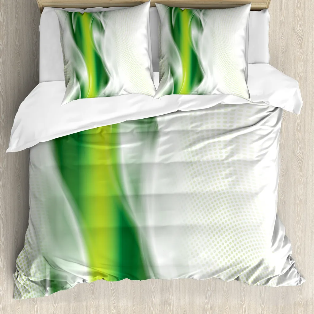 Copripiumino 155x220 Abakuhaus Antiacaro Verde - Qualità per il Letto