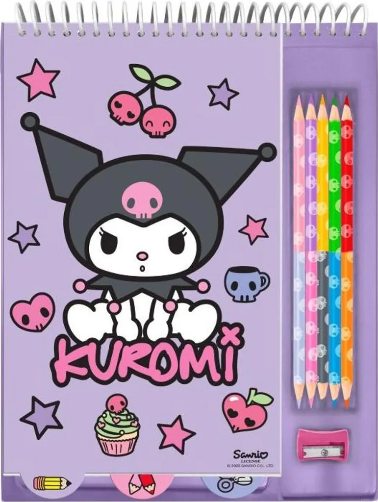 Kuromi Malset Coffret de Dessin Anti-Bordel pour Ranger ses Feutres