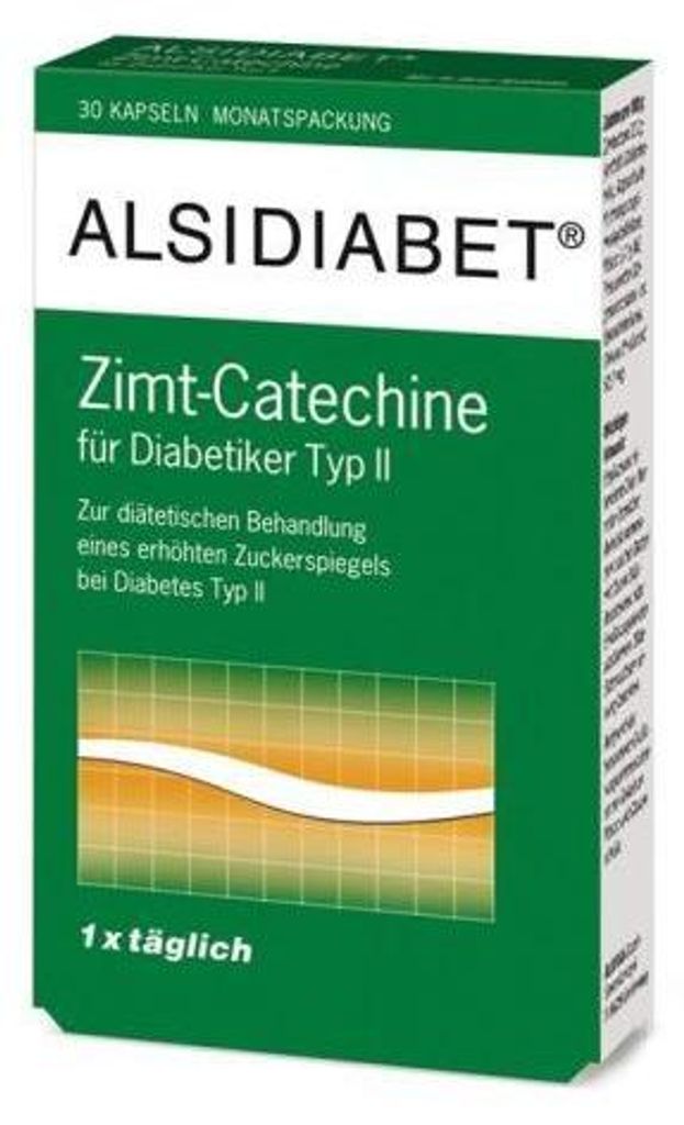 Alsidiabet Zimt-Catechine f.Diab.Typ II 1xtägl.Kps 30 St
