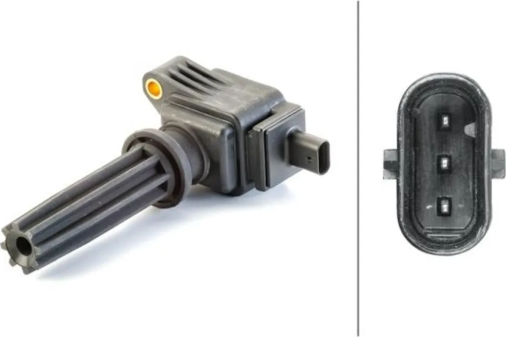Bobine d'allumage HELLA vissée 3 pôles haute tension pour FORD FOCUS