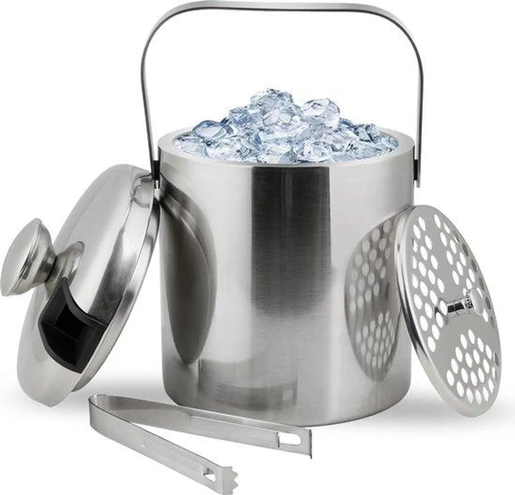 Bac à glace 1,3 L inox double paroi : fini la glace qui fond trop vite
