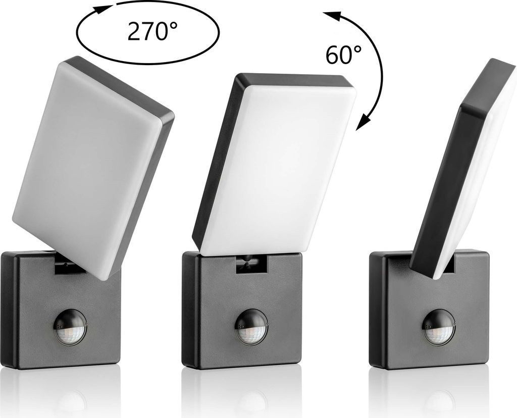 LED Aussenleuchte Bewegungsmelder Wand Leuchte anthrazit Produktbild 5
