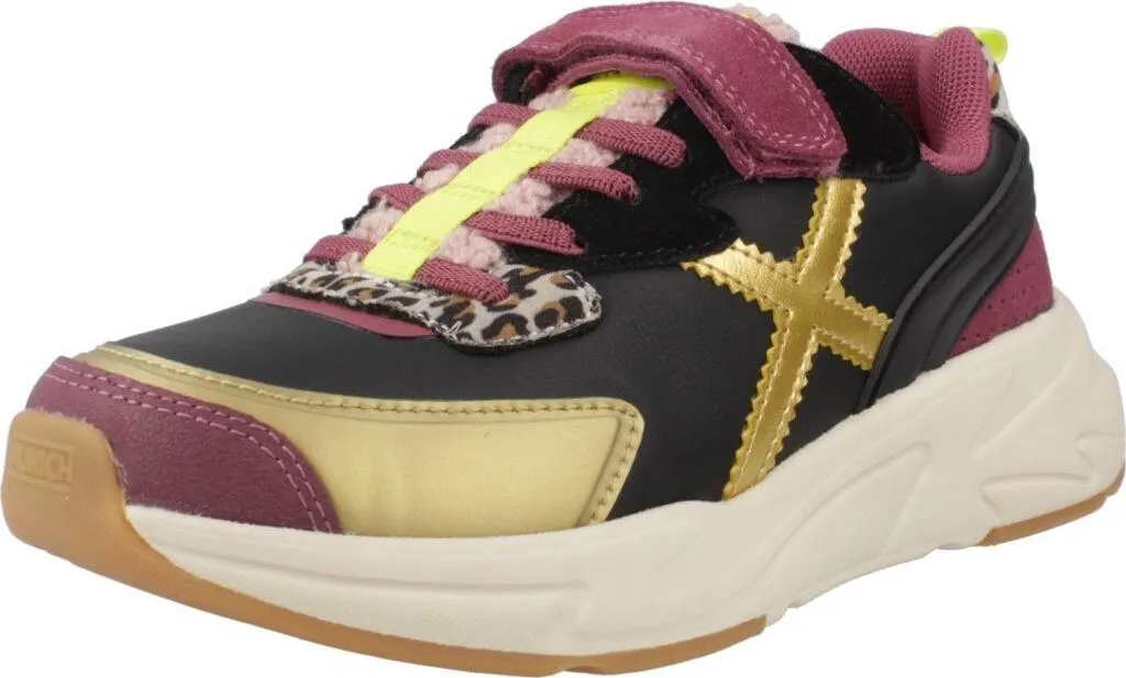 Baskets Fille Munich Mini Track Vco Idéales pour l'École et le Parc