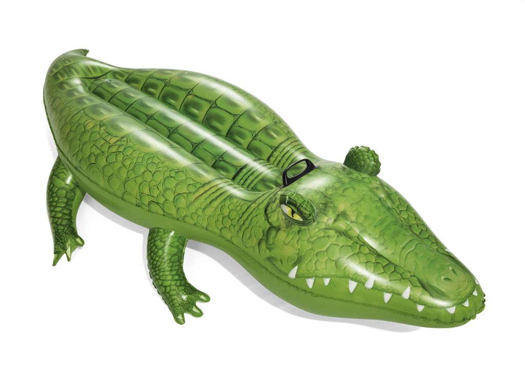 Coccodrillo medio cavalcabile gonfiabile 168x79cm BestWay Immagine del prodotto 