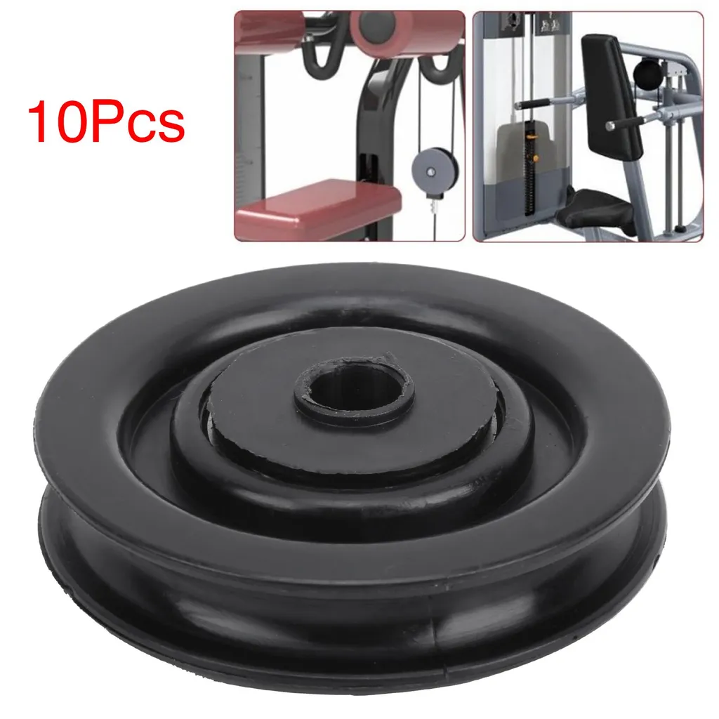 Kit 10 Poulies de Remplacement pour Appareil de Musculation et Tirage