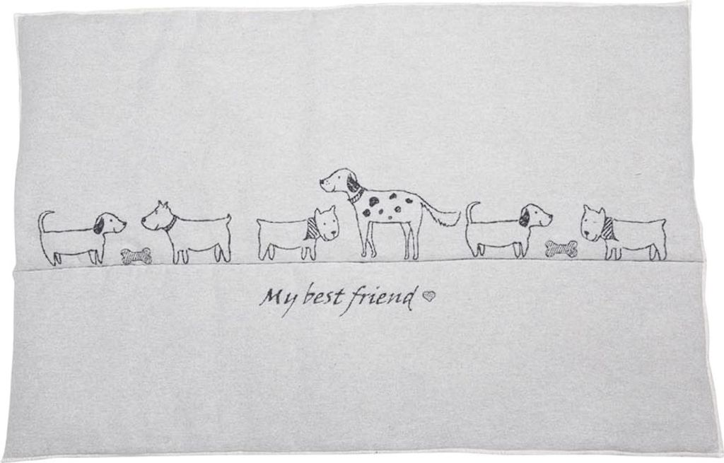 David Fussenegger Hundematte 'my best friend' 80 x 120 cm Produktbild 