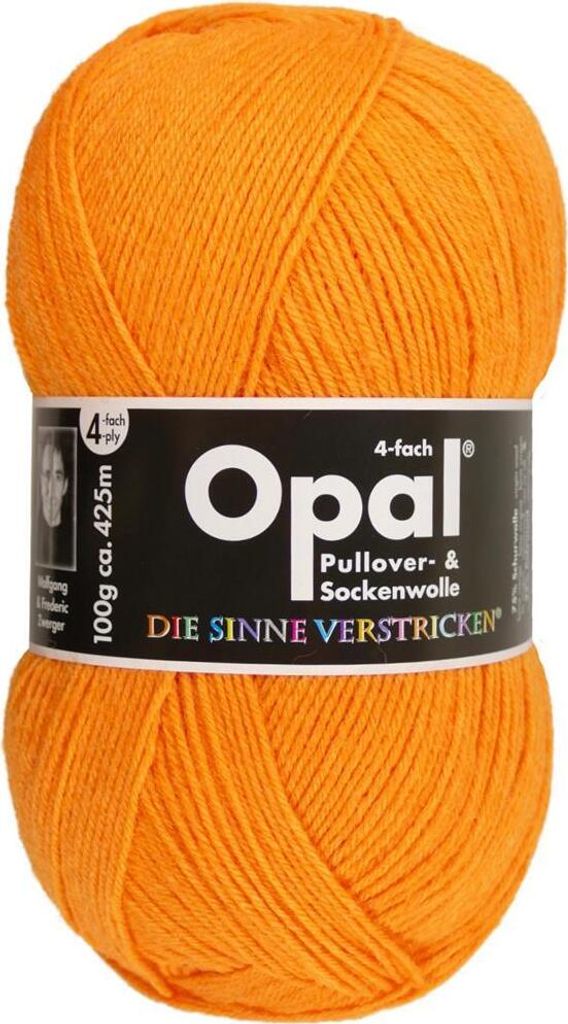 Opal Sockengarn - Neon Farbe: 2013 neon orange Produktbild 