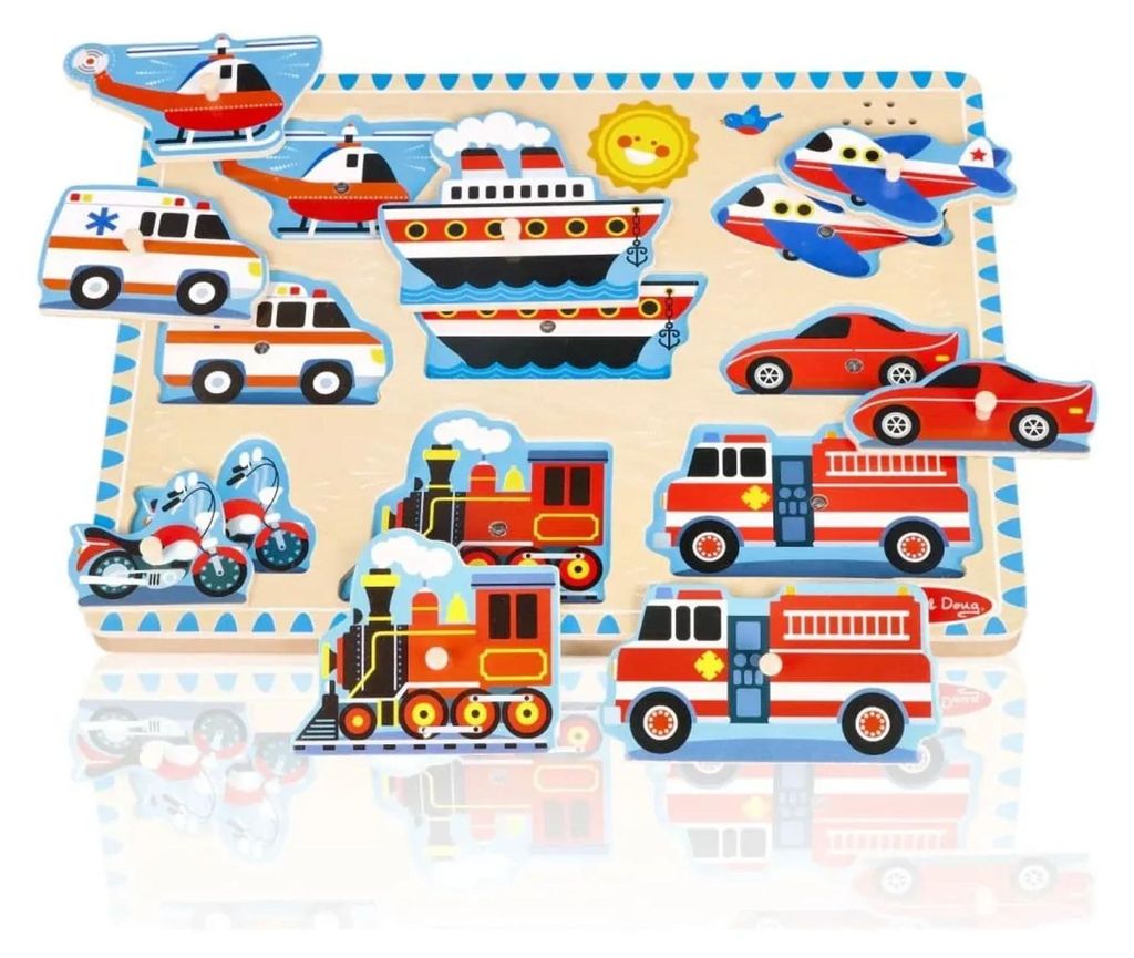 Puzzle con veicoli sonori Immagine del prodotto 