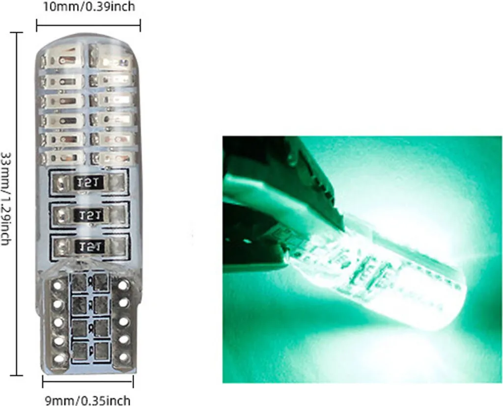 Lumonic 10x LED superluminosi con resistenza per applicazioni a 5V - LED alta potenza con cavo di collegamento da saldare per il fai da te in colore bianco 3000K - Diametro: 3mm