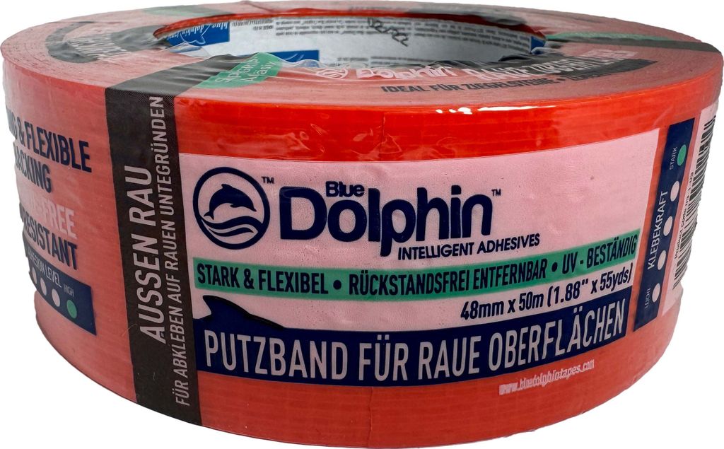 Putzband Abdeckband für raue Oberflächen, UV-beständig, Produktbild 1