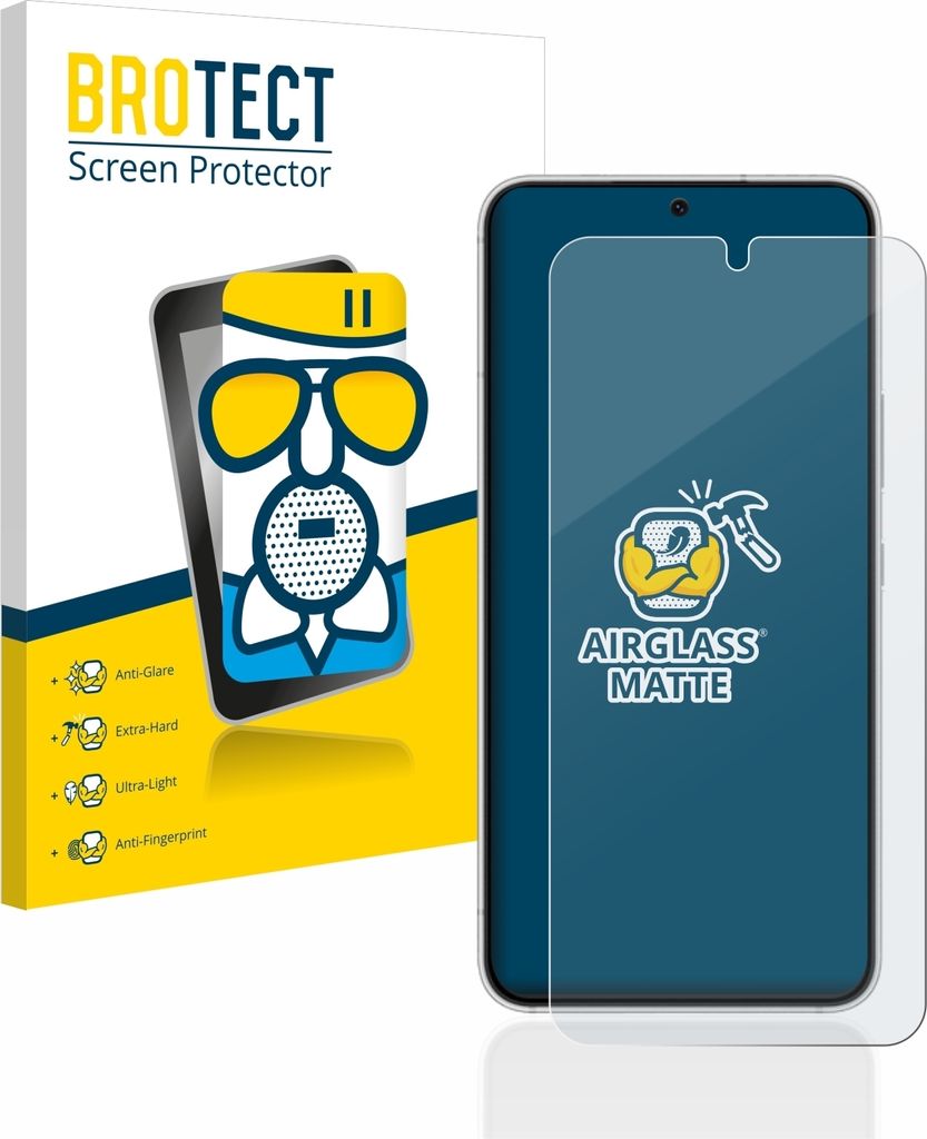 BROTECT Entspiegelungs Schutzglas für Samsung Galaxy S22 5G Schutzfolie Panzer Folie Glas Display Schutz matt