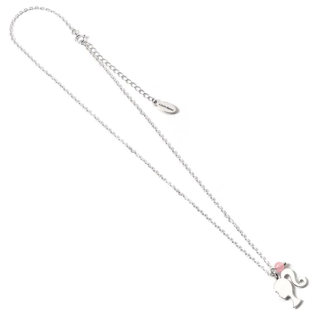 Barbie Silhouette Collier Argent 925 Hypoallergénique Sans Nickel Femme