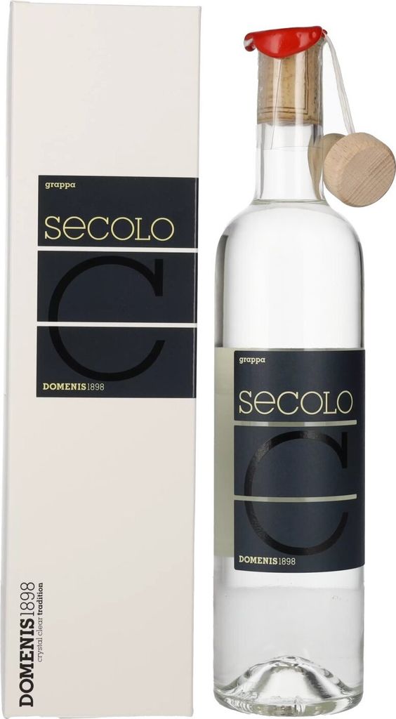 Domenis 1898 SECOLO Grappa 60% Vol. 0,5l in Geschenkbox