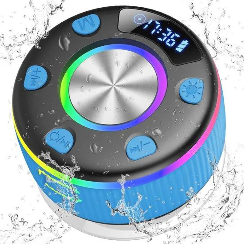 Enceinte Bluetooth anti-eau IPX7 : écoutez vos playlists sous la douche