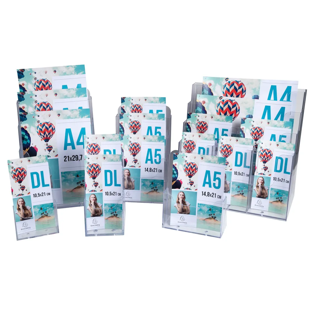 Porte-brochures de bureau Exacompta pour organiser vos dépliants - 7
