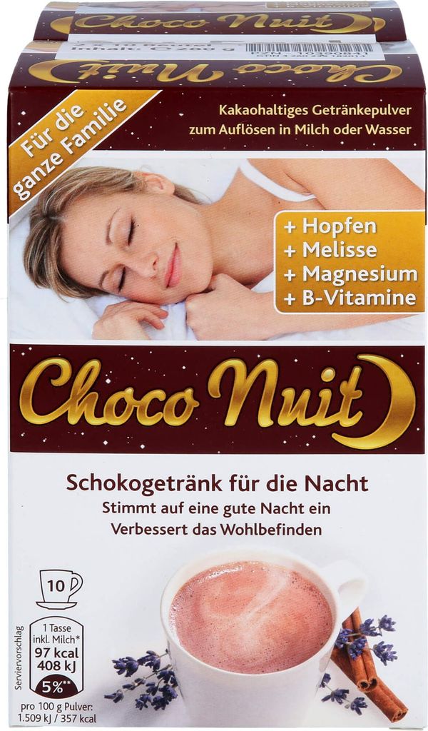 Choco Nuit Drink Schokogetränk Pulver, 20 St. Beutel