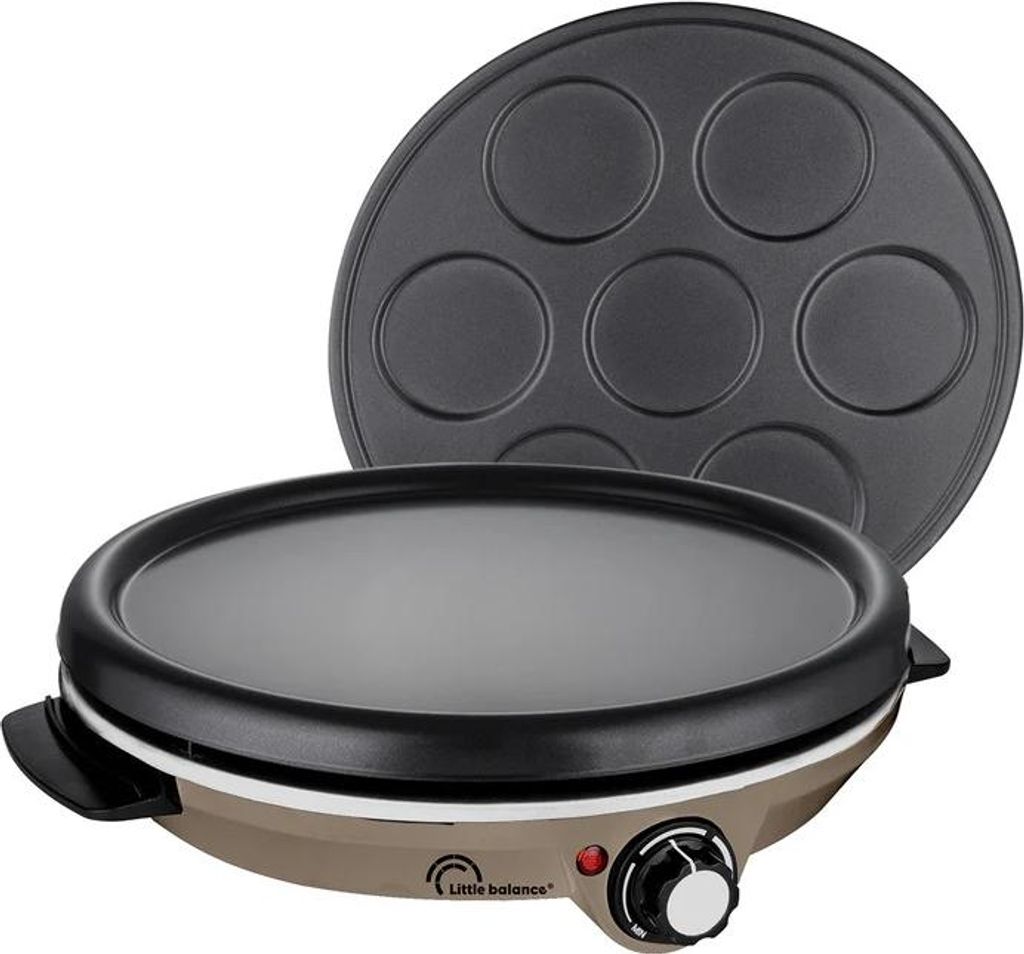 30 cm 1000 w crêpe-maker aus edelstahl Little balance 8694