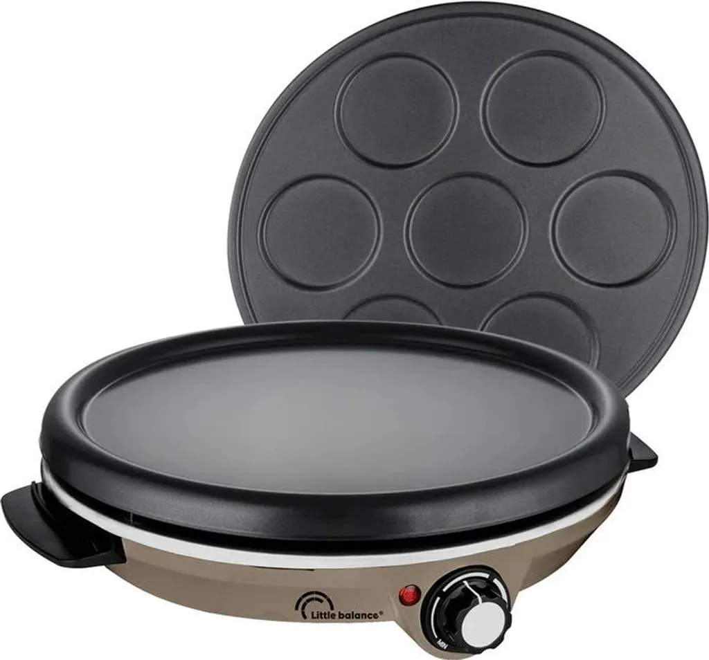 Crepiera in acciaio inox da 30 cm e 1000 w Little balance 8694