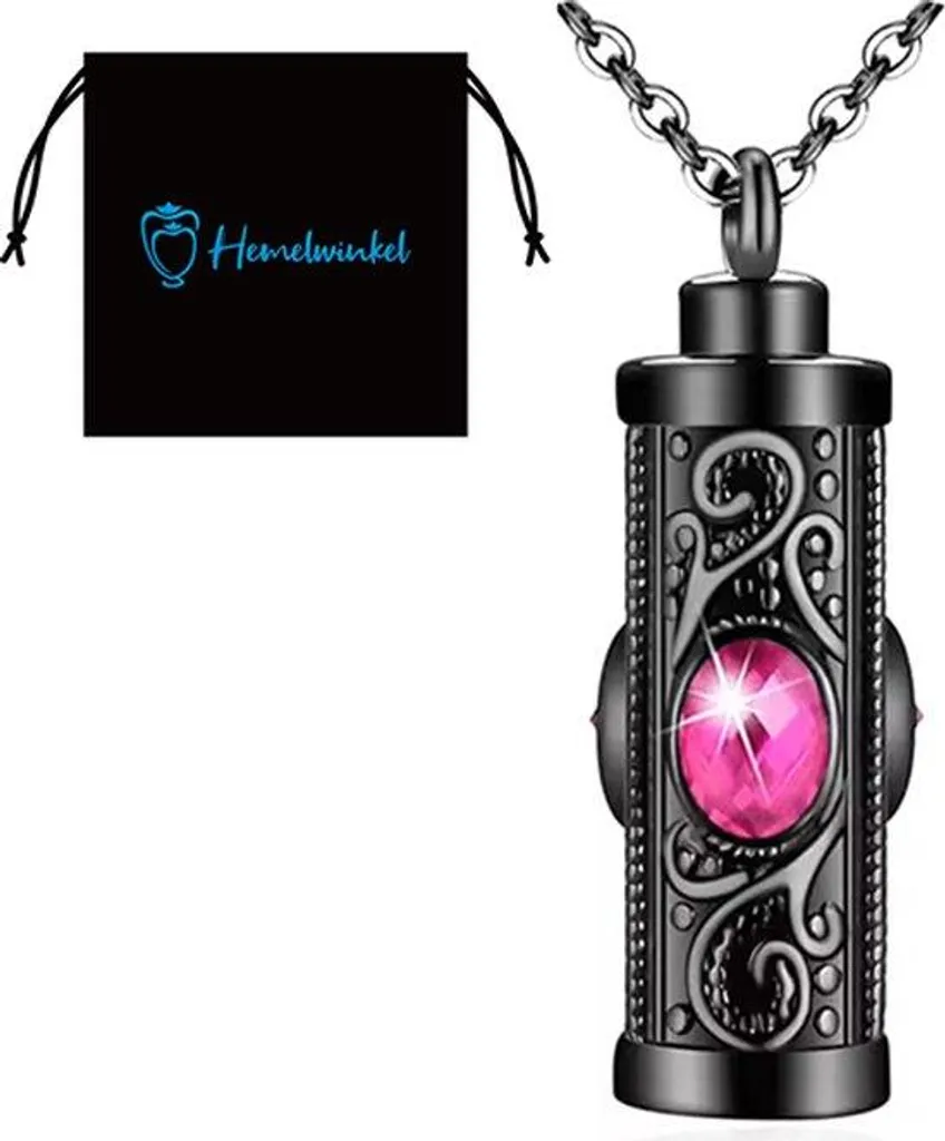 Collier Cendrier de Deuil Magic Pink : Gardez vos Souvenirs sur Vous - 2