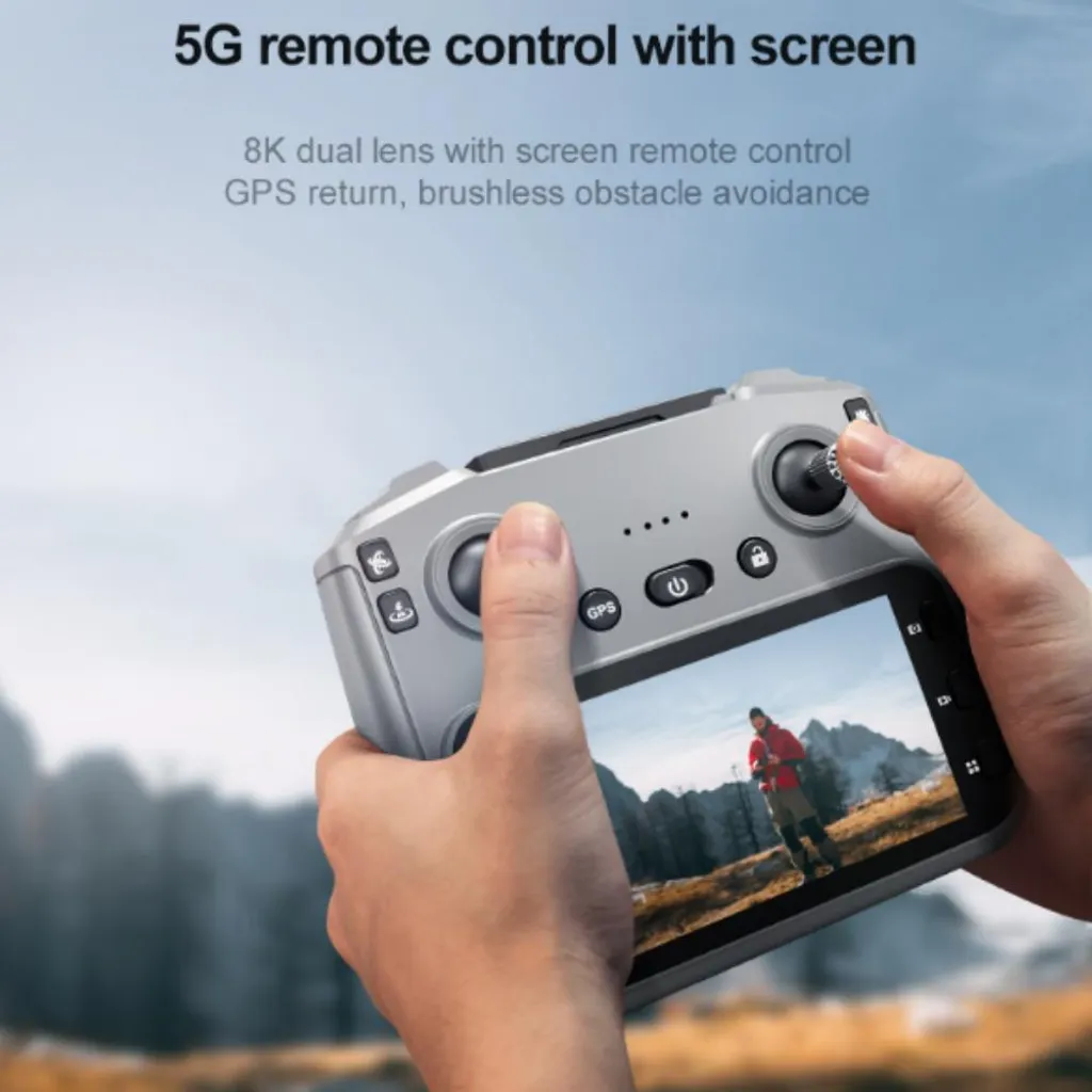 Drone Zimilo avec détection d'obstacles 360 et double caméra 8K 5G - 3