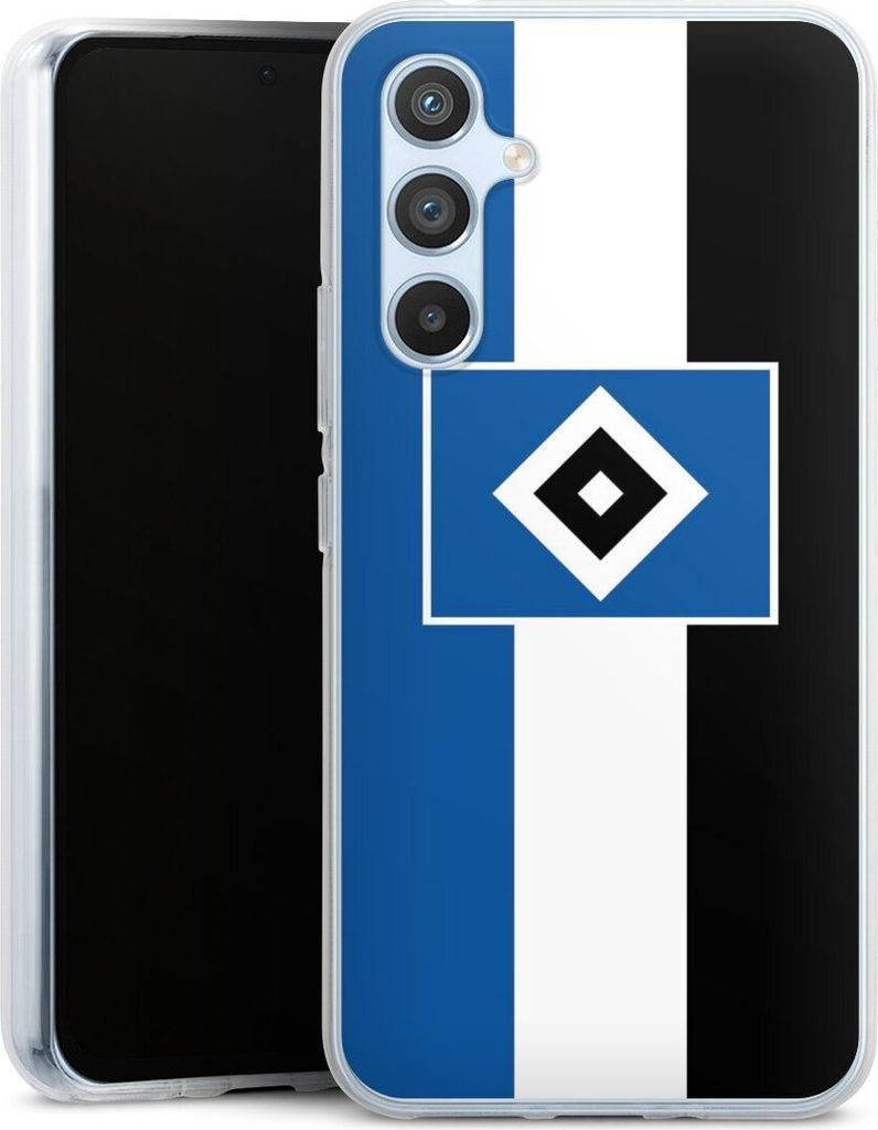 DeinDesign Handyhülle für Samsung Galaxy A54 5G Silikon Hülle Case Smartphone Schutzhülle HSV Hamburger SV Streifen