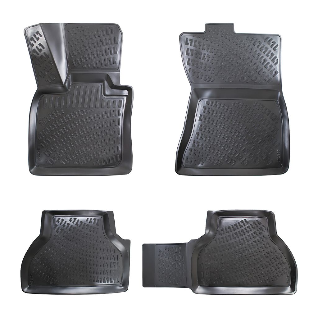 Rizline Gummimatten kompatibel mit BMW X5 E70 2006 – 2013 Autofußmatten Auto Allwetter