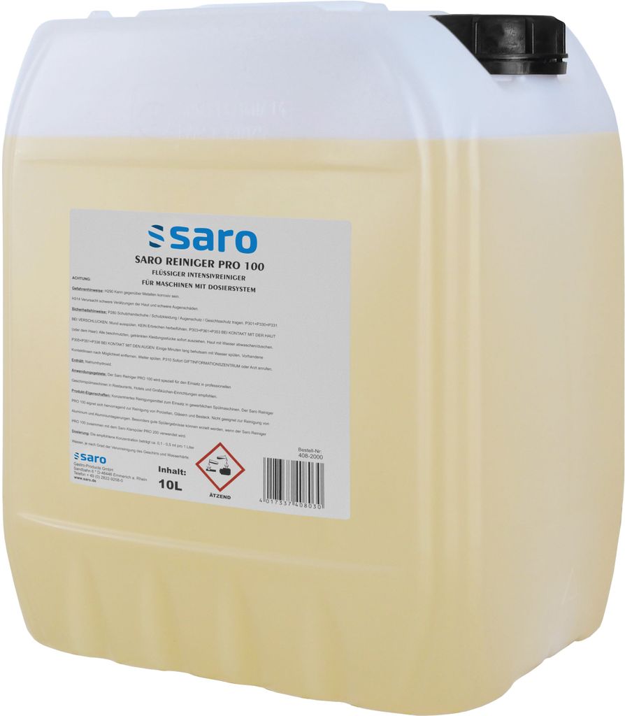 SARO Spülmaschinenreiniger Modell PRO 100 Produktbild 
