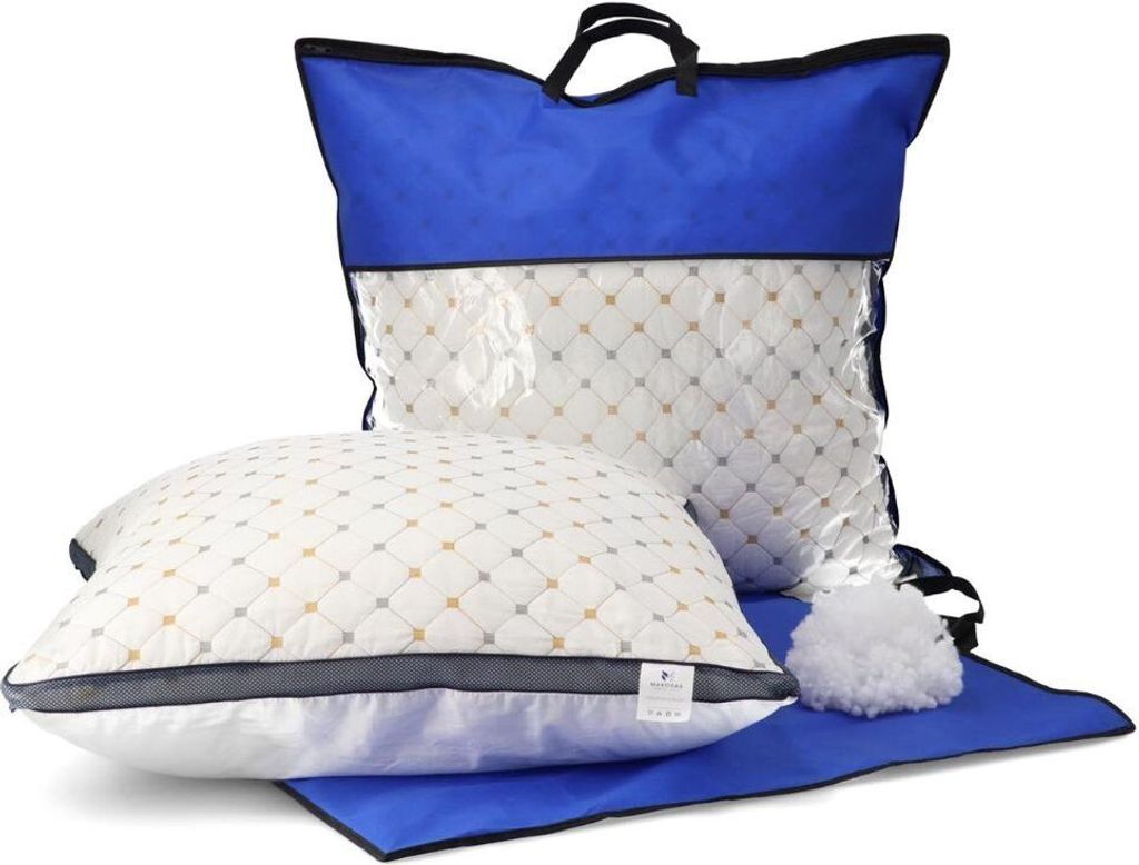 KomfortKissen  2er Set Baumwoll Kopfkissen, 80x80cm Produktbild 