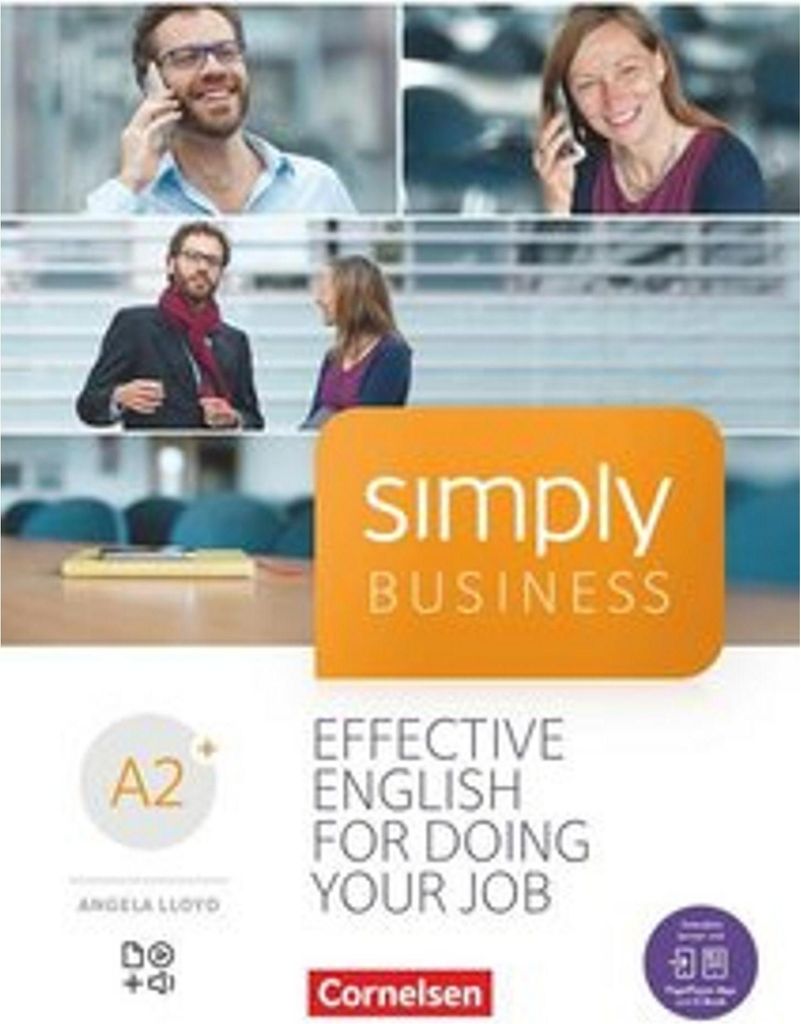 Simply Business A2+ - Coursebook mit Audio-CD und Video-DVD