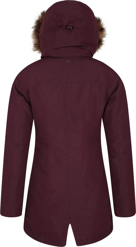 Blouson matelassé bordeaux Tarka II chaud et résistant Mountain Warehouse