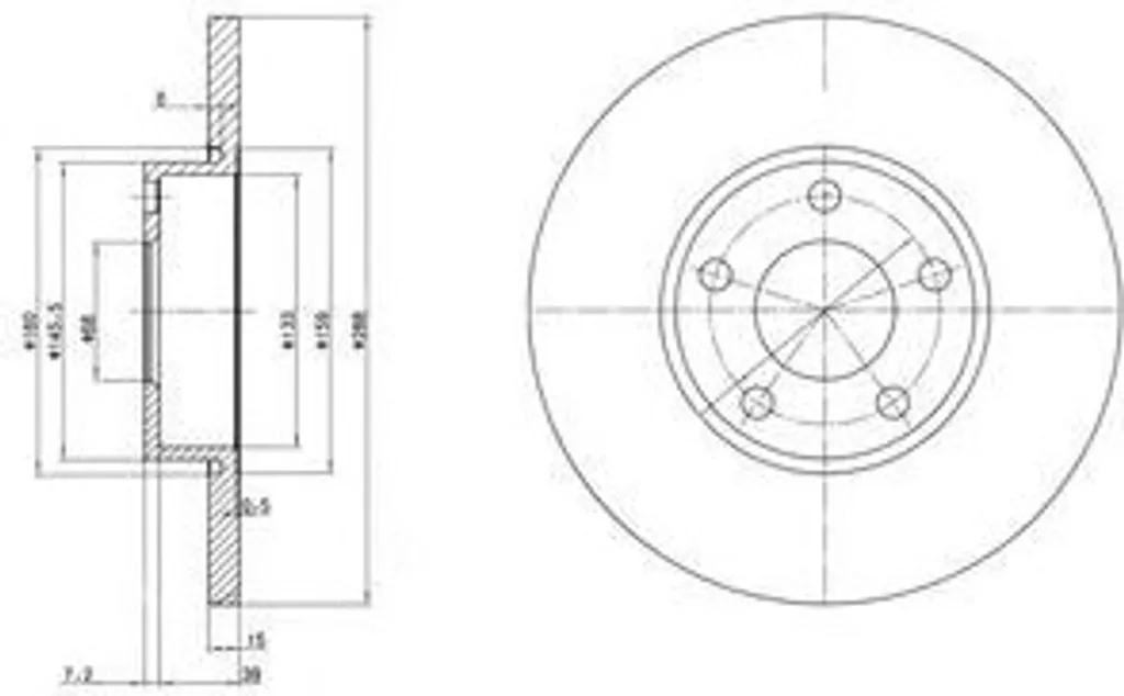 Disque de frein fonte haute résistance Dr!ve+ DP1010.11.0079 Audi A4 A6
