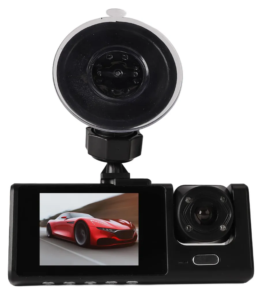 Dashcam Voiture 3 Objectifs Full HD 1080P - Enregistreur Vidéo Complet