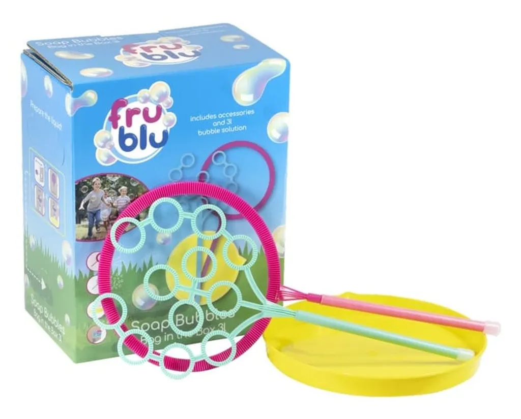 Machine à Bulles Géantes Bublifuk : Kit Complet Extérieur avec Recharge 3L