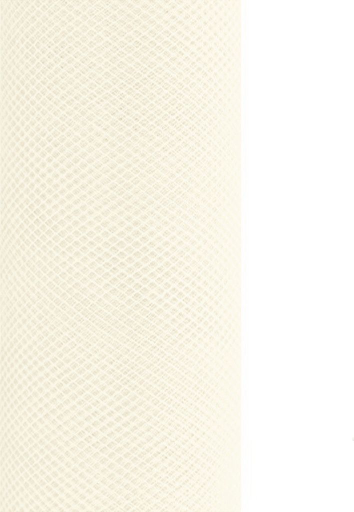 9m Rolle Tüll 30cm, Farbauswahl:ivory / elfenbein 810